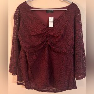 Lane Bryant NWT maroon